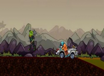 Click to play  Zombie Car Madness