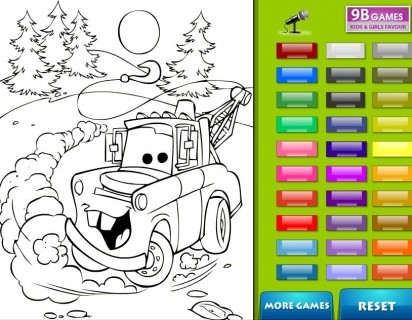 Click to play  Kids Coloring Car's