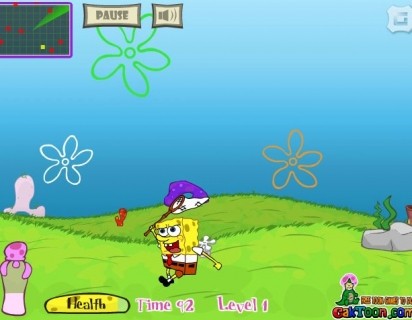Click to play  Spongebob & Jelly fish 