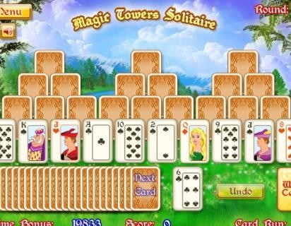Click to play  Magic Towers Solitaire 1.5