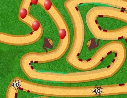Click to play  Bloons Tower Defense 3