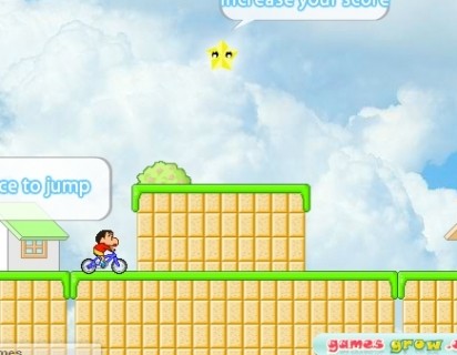 Click to play  Bike Rider Shin Chan 